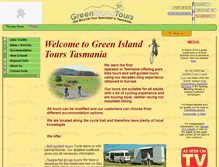 Tablet Screenshot of cycling-tasmania.com
